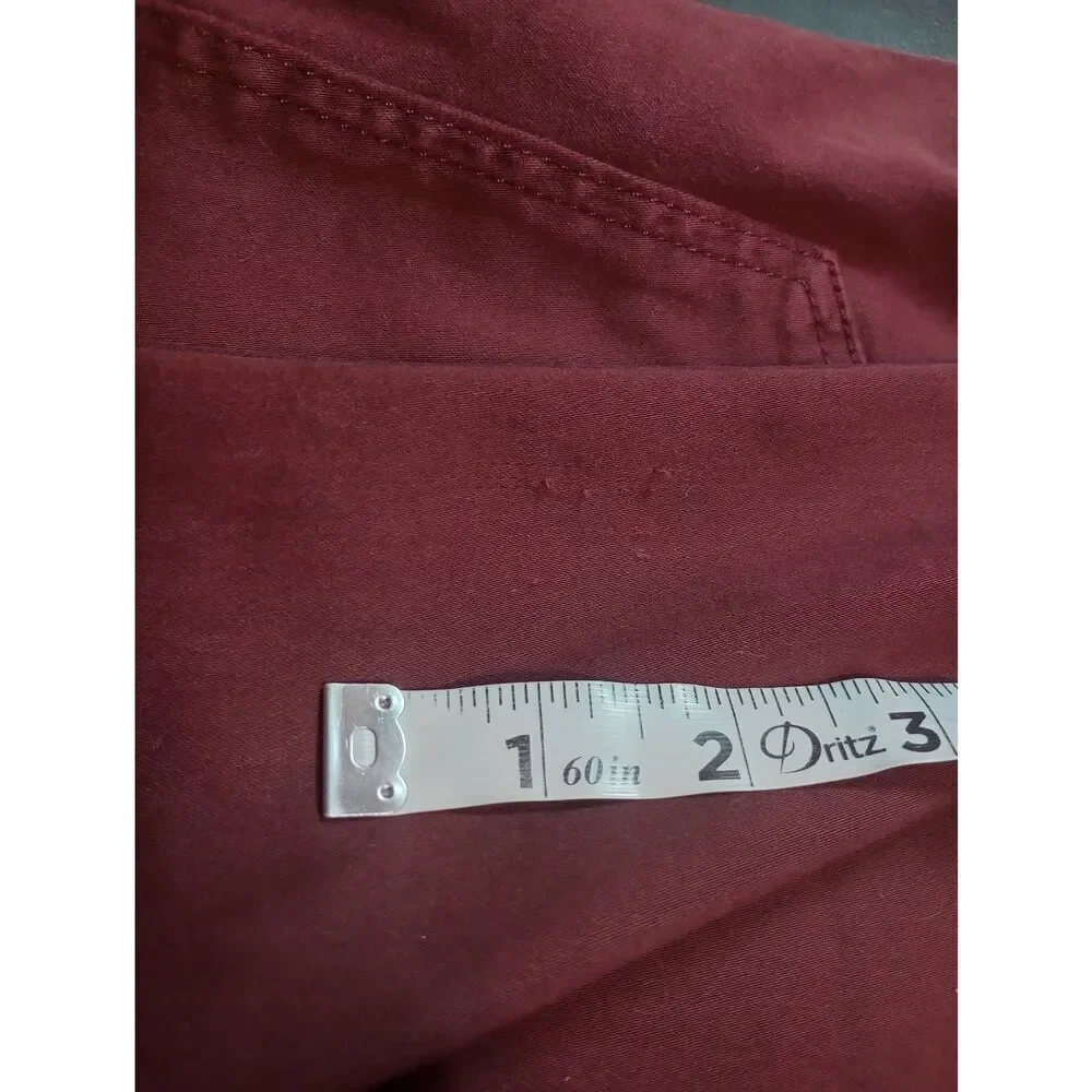 Madewell 9 High Riser Skinny Skinny Jeans Burgundy Wine Size 29 High‎ Waisted